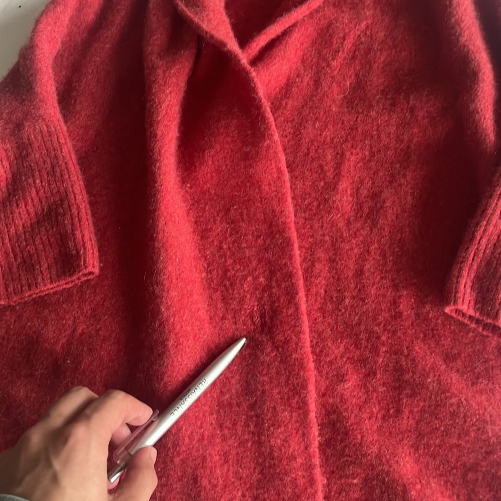 Make Offers!!! 100% Cashmere Subtle Luxury Size S 3/4 Sleeve Cardigan - Picture 4 of 7